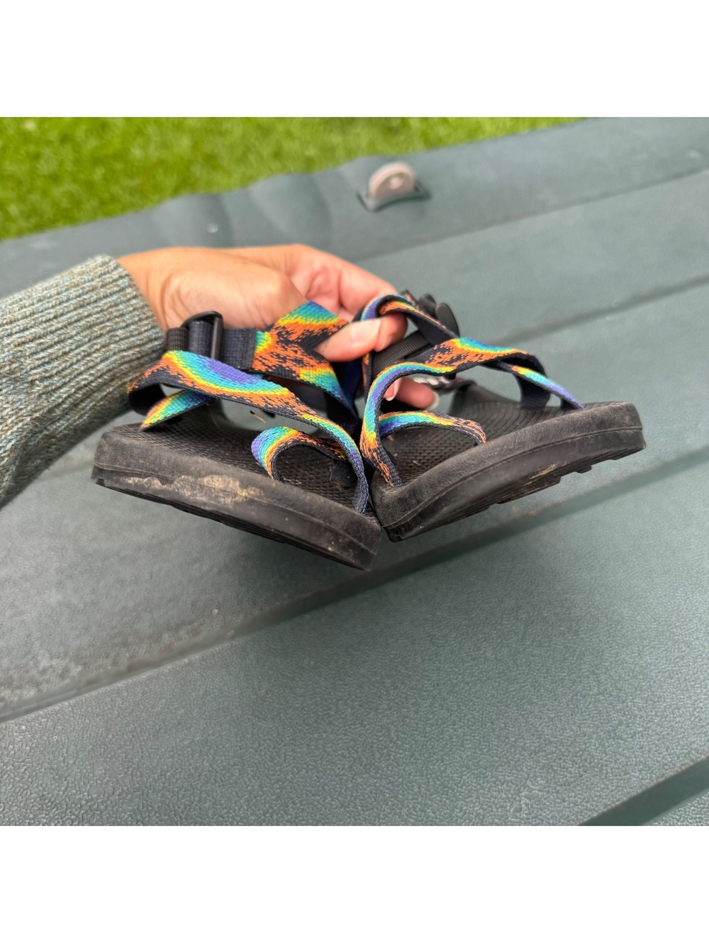 Chaco Rainbow Strap Sandals Size 7 - Picture 4 of 5